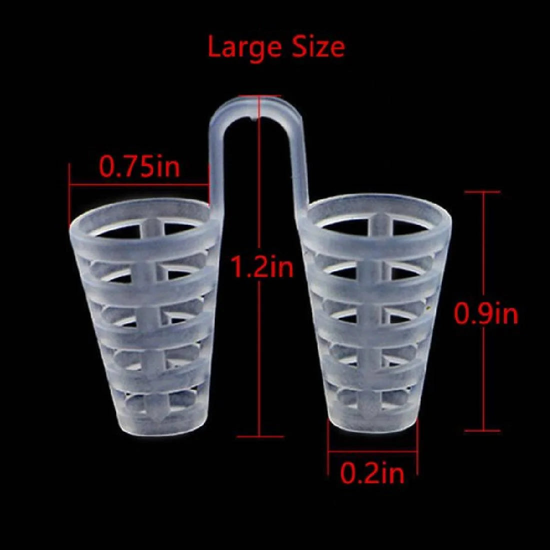 6Pcs Large anti Snoring Dilators, Snore Stopper Device Nose Vents Nasal Dilator Breathing Sleeping Relief